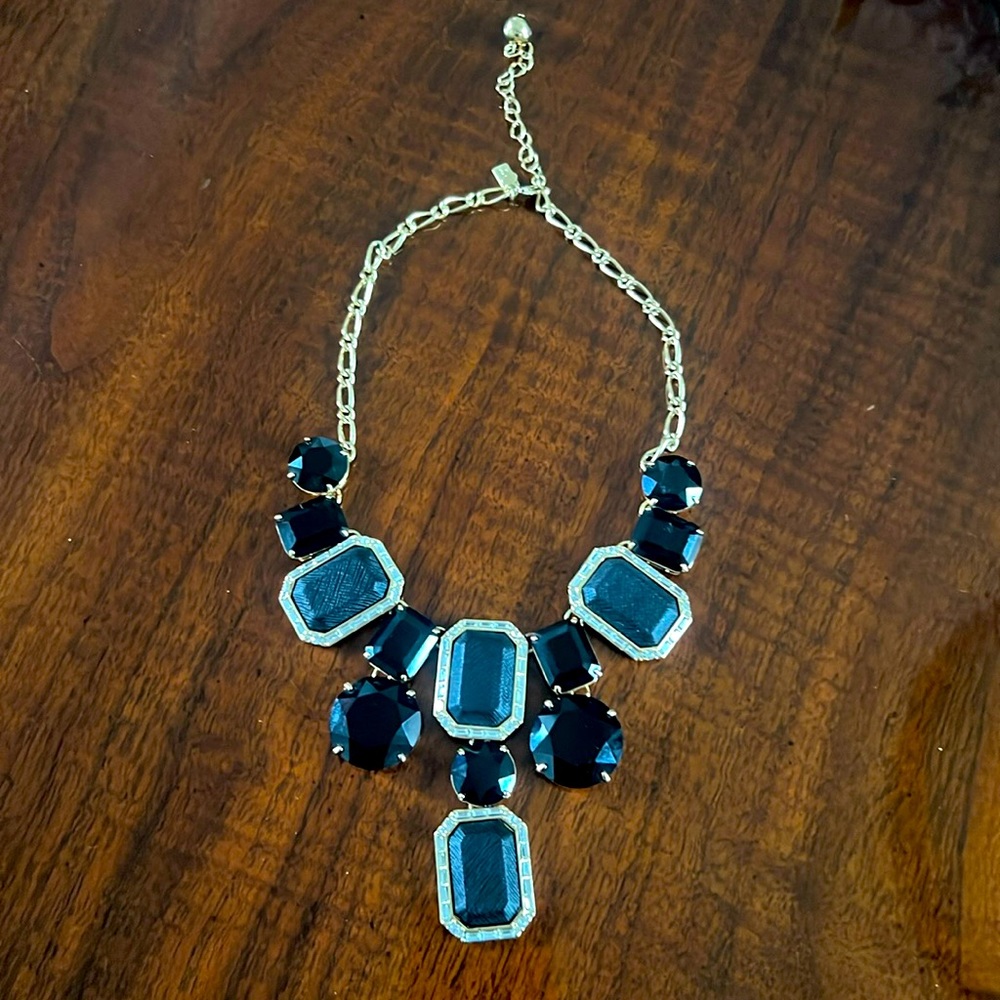 Kate Spade Black Jeweled Necklace